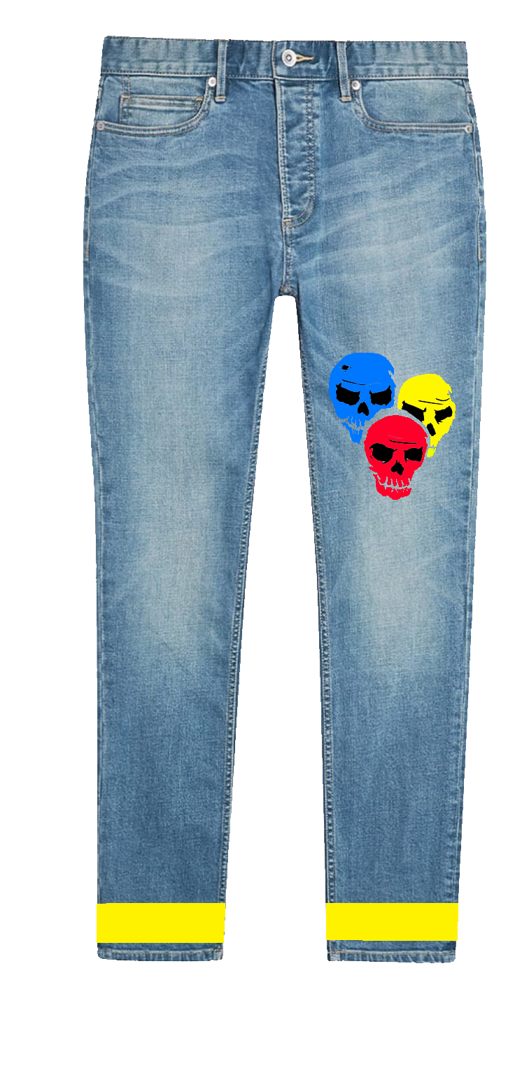 AFTERLIFE JEANS YELLOW
